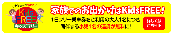 キッズフリー乗車券について
